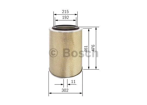Воздушный фильтр BOSCH F 026 400 310 - Фото 4