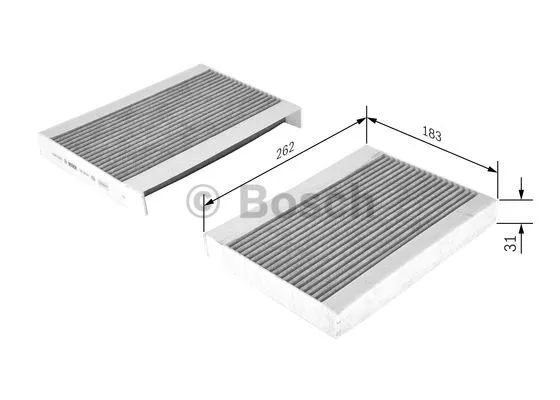 Фильтр салона BOSCH 1 987 435 546 - Фото 2