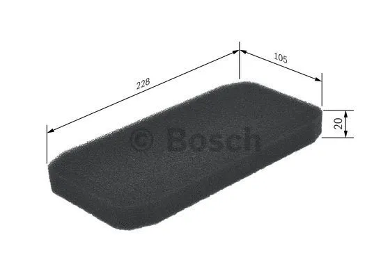 Фильтр салона BOSCH 1 987 431 173 - Фото 3