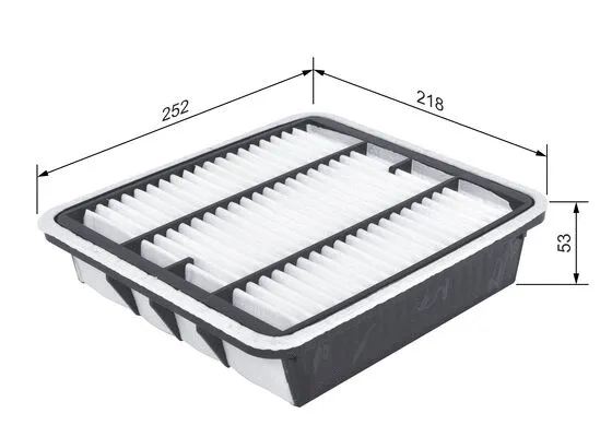 Воздушный фильтр BOSCH F 026 400 306 - Фото 3