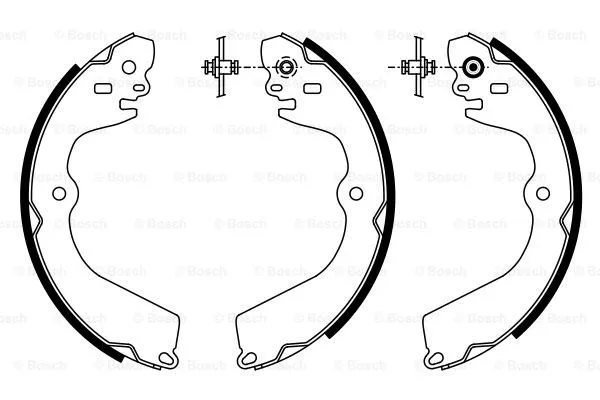 Тормозные колодки BOSCH 0 986 487 928 - Фото 2