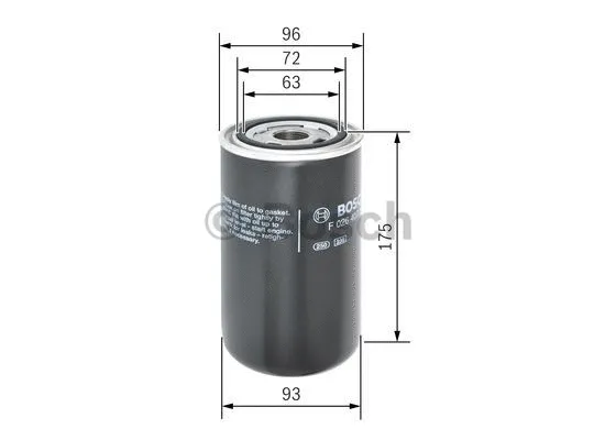Масляний фільтр BOSCH F 026 407 113 - Фото 1