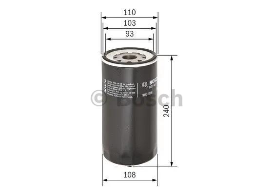 Масляный фильтр BOSCH F 026 407 117 - Фото 3