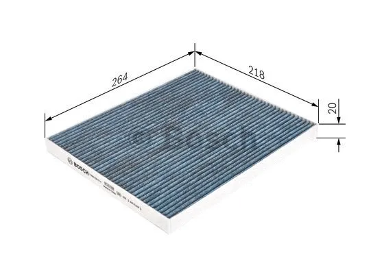 Фильтр салона BOSCH 0 986 628 514 - Фото 3