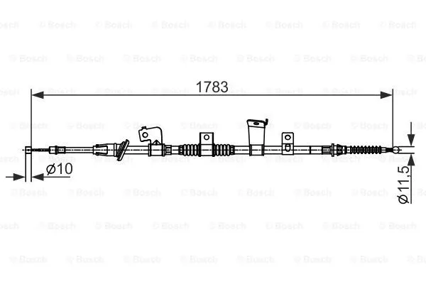Трос ручника BOSCH 1 987 482 571