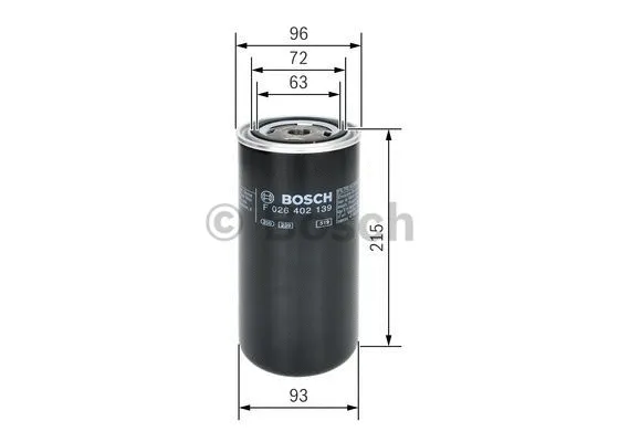 Топливный фильтр BOSCH F 026 402 139 - Фото 1