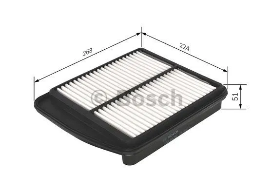 Повітряний фільтр BOSCH F 026 400 293 - Фото 2