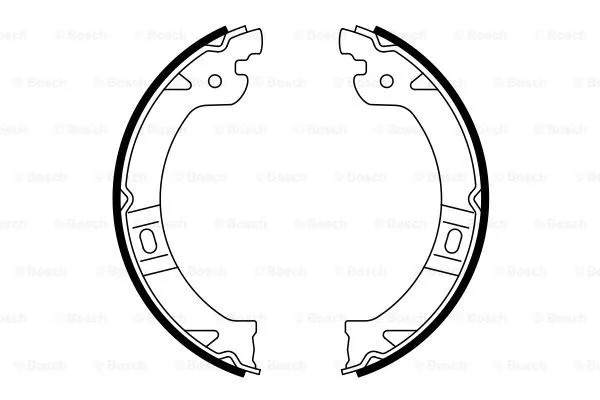 Тормозные колодки ручника BOSCH 0 986 487 919 - Фото 2