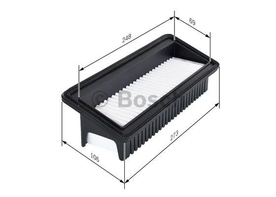 Воздушный фильтр BOSCH F 026 400 128 - Фото 3