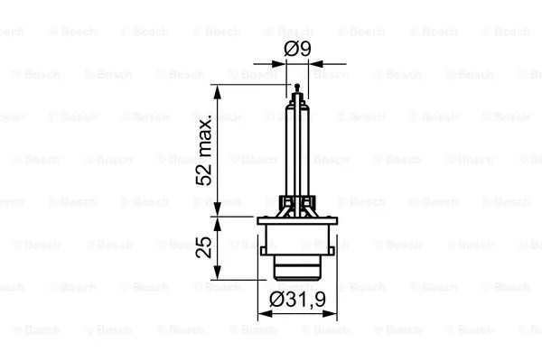 Лампа фары BOSCH 1 987 302 906