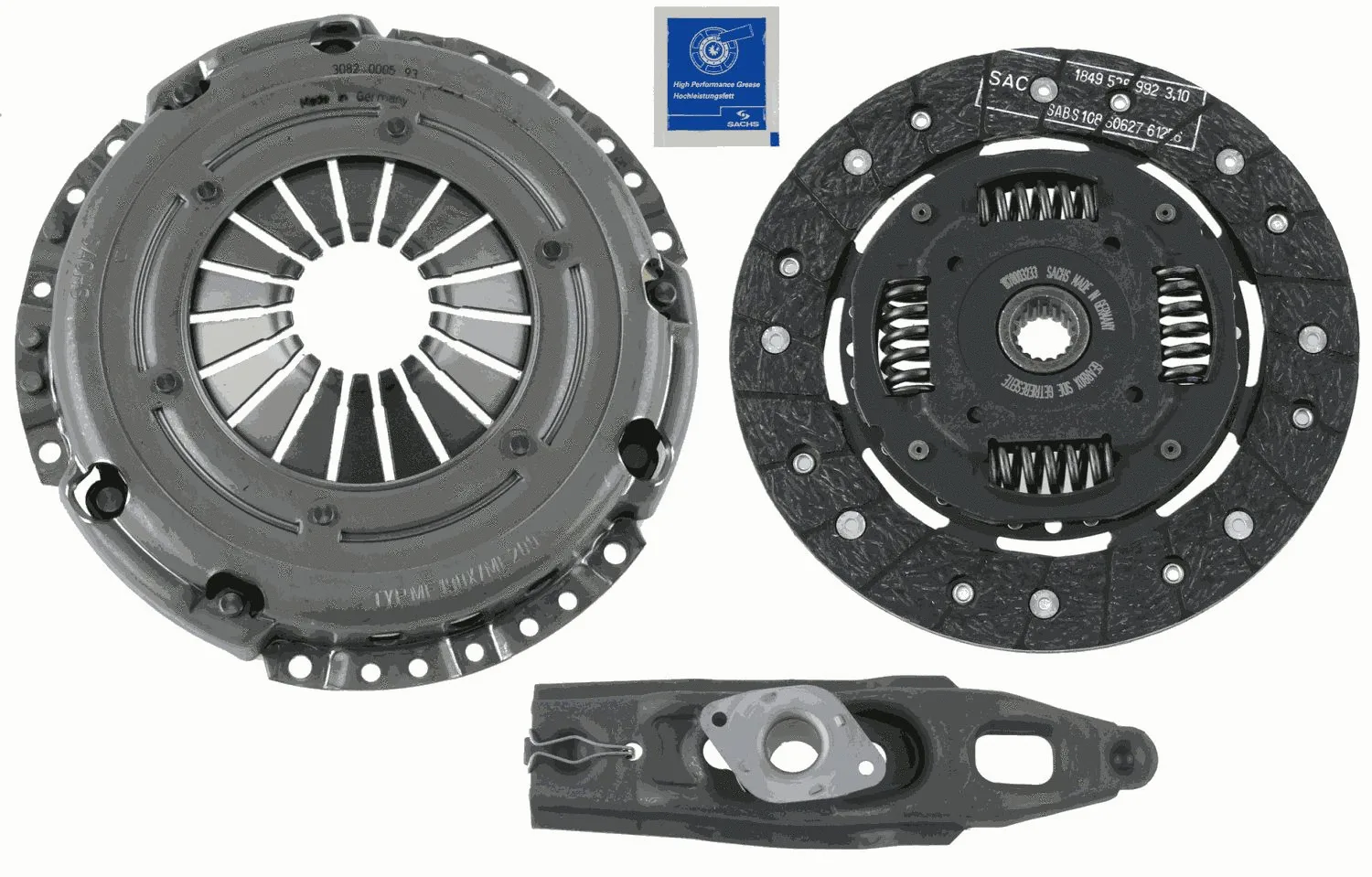 Комплект сцепления SACHS 3000 951 040