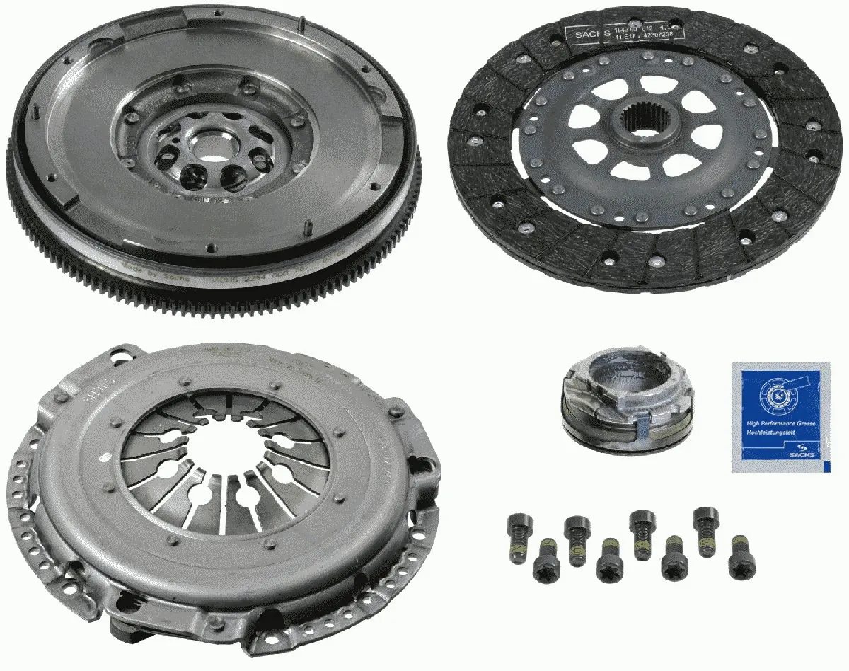 Комплект сцепления SACHS 2290 601 007 ZMS-модуль (двухмассовый маховик)