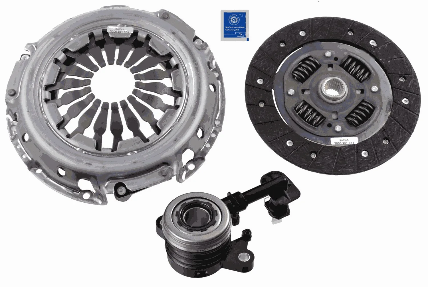 Комплект сцепления SACHS 3000 990 128 Kit plus CSC