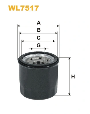 Масляный фильтр WIX FILTERS WL7517