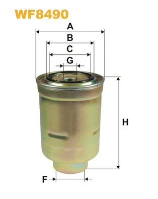 Топливный фильтр WIX FILTERS WF8490