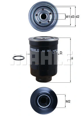 Топливный фильтр KNECHT KC 261D