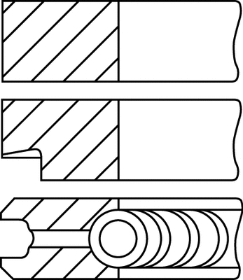 Поршневые кольца GOETZE ENGINE 08-137606-00