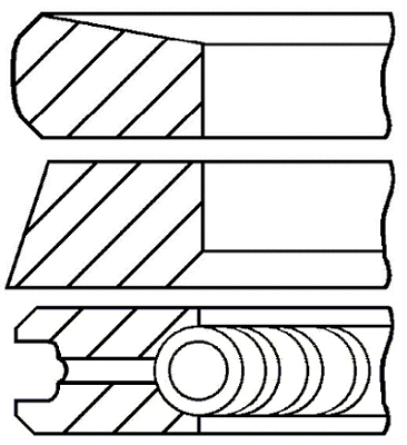 Поршневые кольца GOETZE ENGINE 08-422000-00