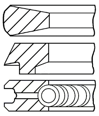 Поршневые кольца GOETZE ENGINE 08-121900-00