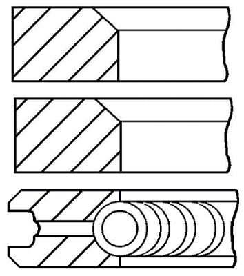 Поршневые кольца GOETZE ENGINE 08-170700-10