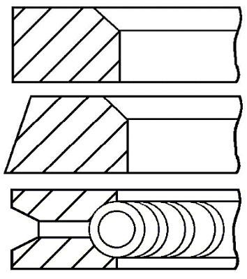 Поршневые кольца GOETZE ENGINE 08-110200-00
