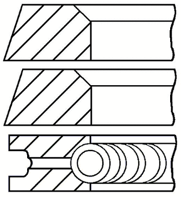 Поршневые кольца GOETZE ENGINE 08-325300-00