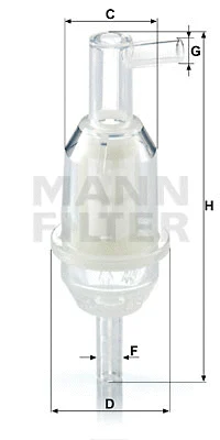Топливный фильтр MANN-FILTER WK 31/5 (10)