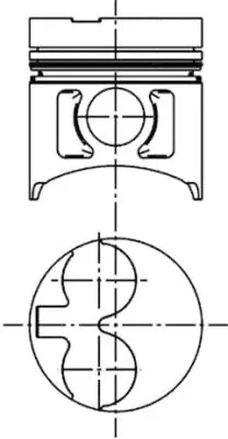 Поршень KOLBENSCHMIDT 41529600