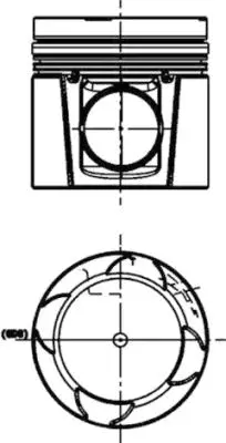 Ремонтный комплект, поршень / гильза цилиндра KOLBENSCHMIDT 40733960