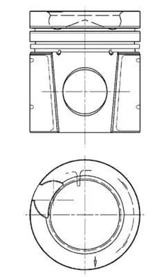 Ремонтный комплект, поршень / гильза цилиндра KOLBENSCHMIDT 94896960