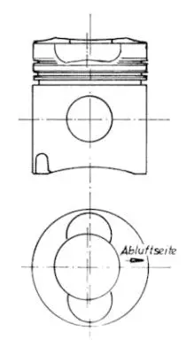 Ремонтный комплект, поршень / гильза цилиндра KOLBENSCHMIDT 90669960