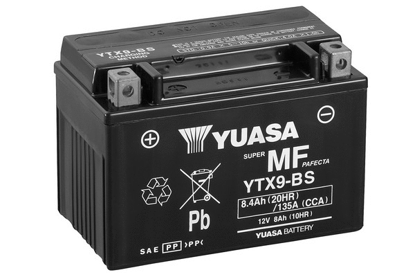 Стартерная аккумуляторная батарея YUASA YTX9-BS(CP)