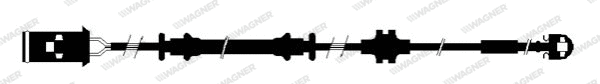 Датчик износа колодок WAGNER WWI300