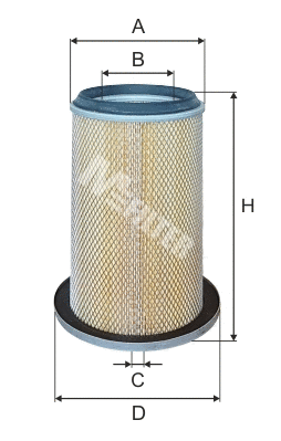 Воздушный фильтр MFILTER A 1072