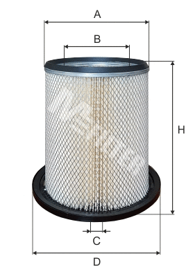 Воздушный фильтр MFILTER A 858