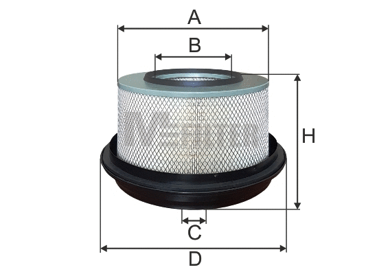 Воздушный фильтр MFILTER A 568