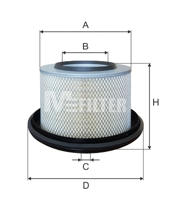 Воздушный фильтр MFILTER A 879