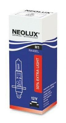 Лампа накаливания NEOLUX® N448EL ExtraLight (фара дальнего света, основная фара, противотуманная фара; Лампа накаливания, основная фара, фара с авт. системой стабилизации)