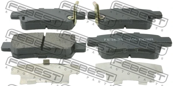 Тормозные колодки FEBEST 0301-ODIIIR