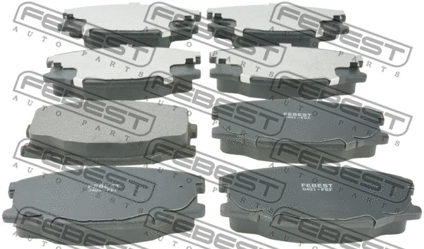 Тормозные колодки FEBEST 0401-FEF