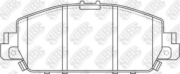 Тормозные колодки NiBK PN28005
