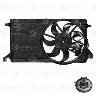 Вентилятор охлаждения LUZAR LFK 1020