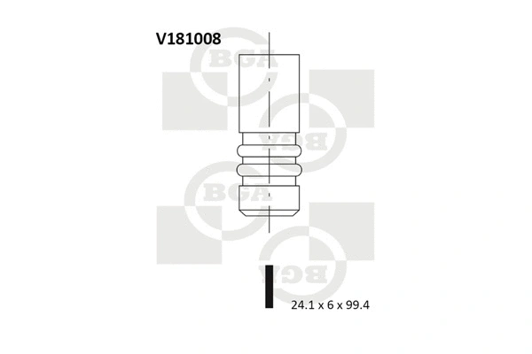 Выпускной клапан BGA V181008