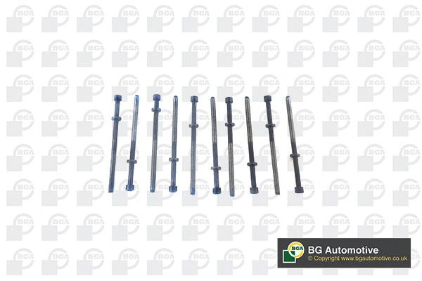 Комплект болтов головки блока цилиндров (ГБЦ) BGA BK0181