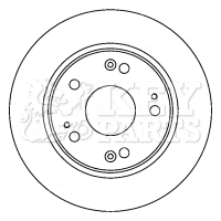 Тормозной диск KEY PARTS KBD4520