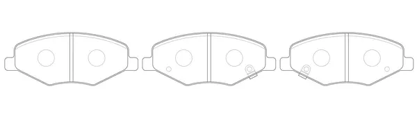 Тормозные колодки FIT FP1400