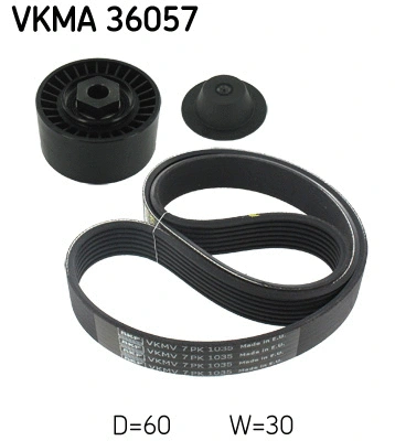 Комплект поликлинового ремня SKF VKMA 36057