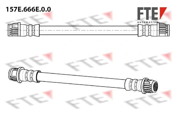 Тормозной шланг FTE 157E.666E.0.0