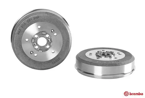 Гальмівний барабан BREMBO 14.C016.10 - Фото 1