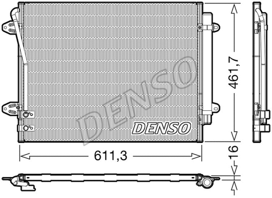 Радиатор кондиционера DENSO DCN32012